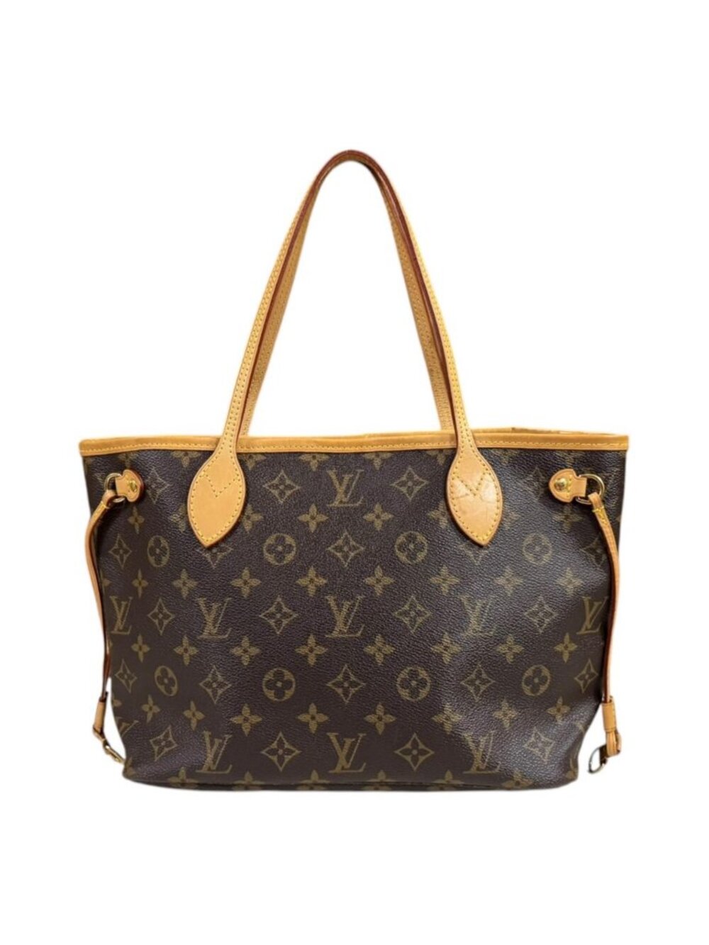 Louis Vuitton Neverfull PM Monogram Tote Bag Canvas Brown